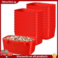 [In Stock]20 Pieces Cage Cups  Waterer Cups 18 Oz Pigeon Feeder Plastic Bird Cage Cups Hanging Bunny