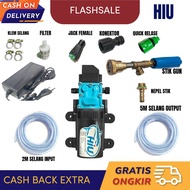 Alat Cuci Steam Motor Portable / Cuci Mobil / Ac Dinamo Pompa DC 12v Hiu Original 6.5Bar 100 Psi / A