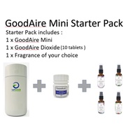 GoodAire Mini Starter Pack ( consists of device , 10 Chlorine Dioxide Tablet & 1 fragrance)