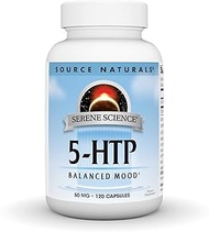 Source Naturals Serene Science 5-HTP 50mg, Balanced Mood - 120 Capsules