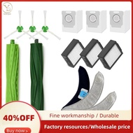 Only 1 Set of Multi-Surface Rubber Brushes Green Replacement Parts Vacuum Cleaner Accessories Compatible for iRobot Roomba Combo J7+/Plus