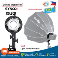 Synco COLBOR MAR Light Mount Adapter C Mount To Bowens Mount For SYNCO COLBOR W60 W60R W100 W100R