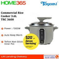 Toyomi Commercial Rice Cooker 3.6L TRC 3600