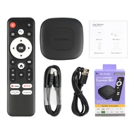 TV Stickกล่องทีวีดิจิตอลAndroid 13.0 Quad Core 4K 5G Android TV Box 2024 Android Box 8 + 128GB Andro