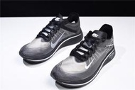 桃子代購～潮品Nike Zoom Fly SP 黑灰 馬拉松 半透明 骷顱骨架 休閒 運動 慢跑鞋 AJ9282-00