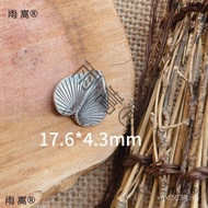 Crystal 999 Beads Earrings Hole Silver diy3d Handmade Accessories Accessories Partition Thai Silver 