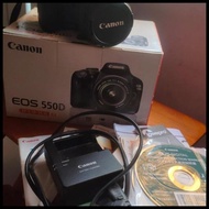 #Bekas! Kamera Canon 550D lengkap