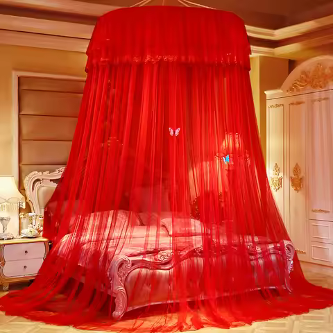 Home And Garden Children Bed Mosquito Net Girl Round Bed Tent Mosquito Nets Bed Curtain Bed Canopy F