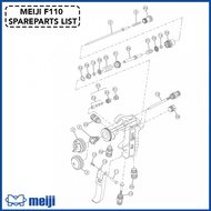 Meiji F110 Spare Part: No.19 - U Packing P5 (2pcs)