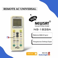REMOT REMOTE AC MULTI UNIVERSAL NEWSAT NS-1828A / NEWSAT 1000 IN 1 UNIVERSAL REMOTE A/C