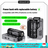 [In Stock] 3C Power Bank 20000mah Portable Charger 22.5w Cyberpunk ccc certified power bank
