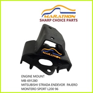 ▦ ◪ ✓ TRANSMISSION SUPPORT ( MB-691280/MB-691281 ) MITSUBISHI PAJERO MONTERO L200 /STRADA  ENDEAVOR