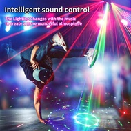 WUZSTAR Laser Lamp Led Projector DMX512 DJ Disco Lights Controller Music Party Lights Effect For Bedroom Home Decoration Stage