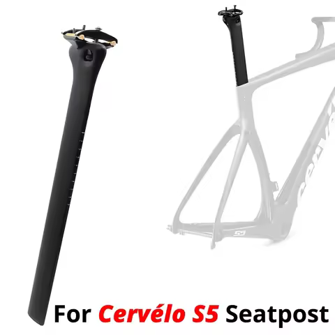 For Cervelo S5 0 degrees -Offset Full Carbon Seatpost-Fit Chinese Cervelo S 5 Frame SP20 for S5