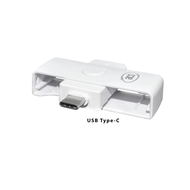 เครื่องอ่านบัตรประชาชนแบบพกพา รุ่น ACR39U-NF เชื่อมผ่าน USB-Type C รองรับ Authen by NHSO JDID，พอร์ต 