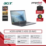 Laptop Desain &amp; Gaming Acer Aspire 3 A315-23-r61c amd Ryzen 3250u Ram