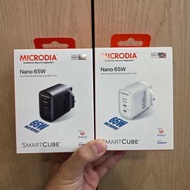 全新 Microdia Nano 65W 雙 USB-C 充電器