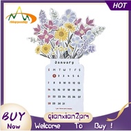 【rbkqrpesuhjy】2024 Desk Calendar with Base 4 X 8Inch Flower Small Desk Calendar 2024 Desk Calendar Planner, Desk Planner