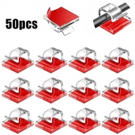 50/20/10PCS Cable Organizer Clips Cable Management Wire Manager Cord Holder USB Charging Data Line B