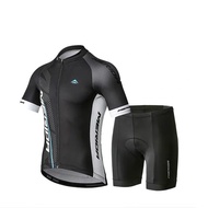 ✨ Hot Sale ✨Merida Summer Short Sleeve Suspender Shorts Cycling Clothes Suit Mountain Bike Road Bike Loop Team Edition M