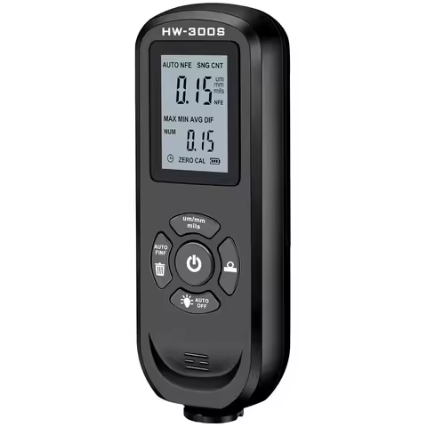 HW-300PRO Auto Thickness Gauge Digital Coating Car Paint Tester 0-2000UM Car Paint Film Thickness Te