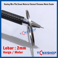 Heating Wire 2mm 3mm 5mm 8mm 10mm Wire Plate Heating Element Sealer - Width 2 mm