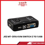J02 MT-201U KVM SWITCH 2 TO 1 USB