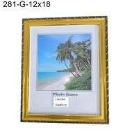 Frame Golden 11x14 / 12x16 / 12x18 For Graduation & Certificate Picture Frame Sijil Bingkai Gambar