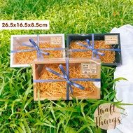 Kraft Transparent Lid Gift Box - Transparent Match Lid Birthday Gift Box With Straw, Bow, Stamp H15 Kraft Things