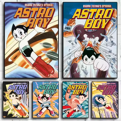 Japanese anim Astro Boy AstroBoy Posters The Office Friends TV Prints Vintage Home Room Decor Aesthe