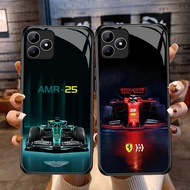 DF-74 FI Team TPU HD Glass Casing for Realme C53 C31 C35 GT 6 Narzo N53 50A Prime