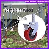 Scaffolding Rubber Wheel Heavy Duty/ Scaffolding Caster Wheel 6inches