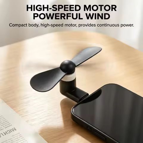 Mini Type C Fan Creative 5v 1w Mobile Phone USB C Gadget Fans Tester for Type C Cooling Hand Fan Por