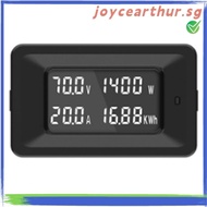 {joycearthur.}DC Voltmeter Ammeter Power  Digital Meter LCD Display 4 in 1 Voltage Current Measureme
