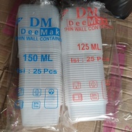 Thinwall DM 125 ML & 150 RecML contains 25 pcs