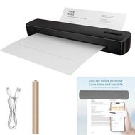 less Portable Thermal Wireless for Travel A4 Printer HD C80 300DPI US Compatible ///IOS School Car