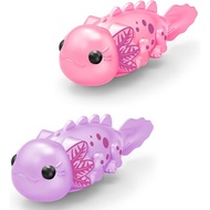 Robo Axolotl Hidup Ikan Robo Ikan Renang Robotik, Haiwan peliharaan hidup Bayi Axolotl (Merah Jambu 