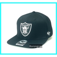 RAIDERS Snap Back Flat Brim Cap