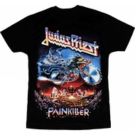 Men T-shirt Metal Punk Band Judas Priest Painkiller Short Sleeve Streetwear Haruku Casual Plus Size 