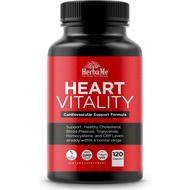 HerbaMe Blood Pressure and Heart Support Supplements, 120 Capsules, Promote Cardiovascular Health, H