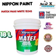 18L Nippon Matex Maxi White 15245/Emulsion Paint/Cat Putih/Wall Paint