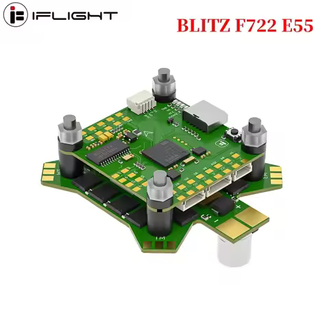 IFlight BLITZ F722 E55 Stack STM32F722 W/ BLITZ F7 Flight Controller / BLITZ E55 4IN1 ESC 2-6S 30.5m