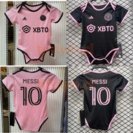 2023 Inter Miami Pink Black Baby Onesie