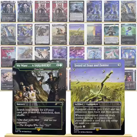 SLD HOLO24--001 Tcg Proxy Cards Sword of Feast and Famine Liliana of The Dark Realms Ramses, Assassi