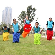 Kids Sack Racing Games Sport Party Outdoor Speelgoed Activiteit Sack Race Bag