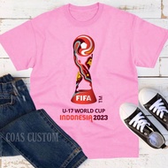 Kaos anak piala dunia u17 indonesia lengan pendek
