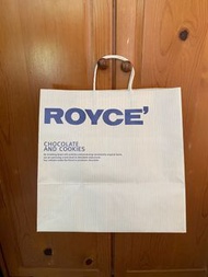 Royce chocolate paper bag