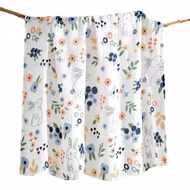 100% Cotton Muslin Swaddle Cloth for Baby (110cm x 110cm) Baby Napkin Cloth Soft Cotton Muslin Bayi 