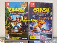 《今日快閃價》（中古二手）Switch NS遊戲 蠱惑狼1234合集/古惑狼1234合集 / Crash Bandicoot 1234 英文版 合集（包含4款遊戲）