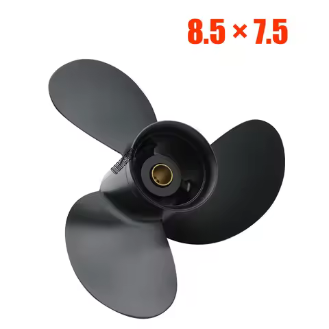 Outboard Propeller 8.5x7.5 Fit Tohatsu Mercury Engines 8HP 9.8HP MFS8/9.8 NSF8/9.8 9.9HP 12 Tooth Sp